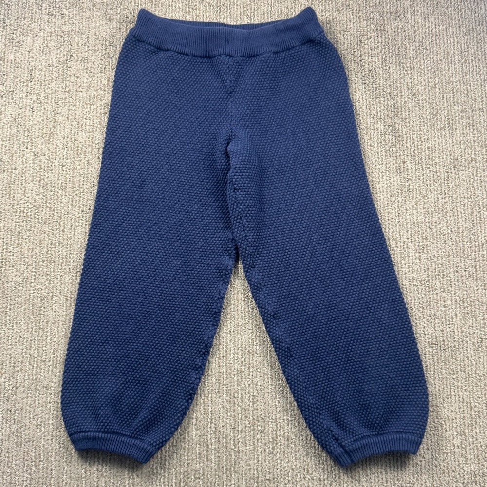 Free People FP Beach Hailee Sweater Knit Jogger Pants Womens XS Pull On Blue
